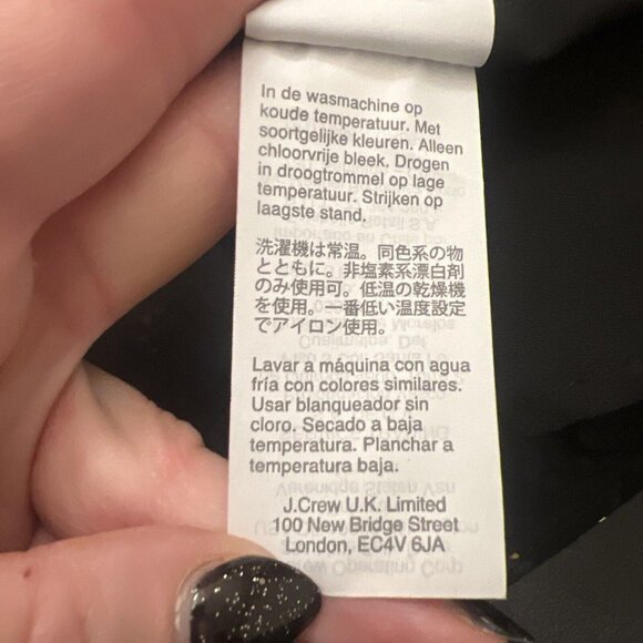 Madewell Sheer-Sleeve Ruffle Peplum Top Blouse Finch Moody Floral Black Small - Picture 11 of 14